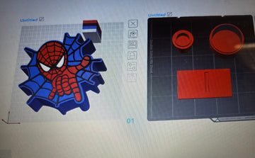 Spiderman Lamp Base File Only