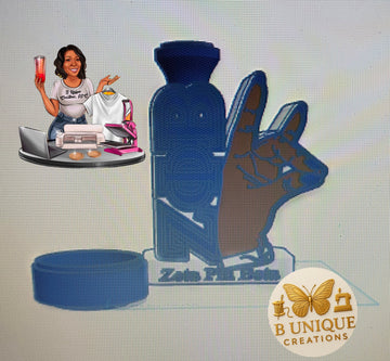 Zeta Phi Beta Lamp Base File Only