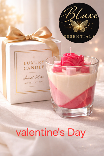Sweet Rose Scented Candle