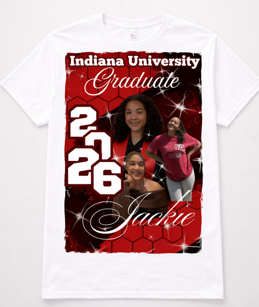Custom Center Designed Graduation  T-Shirts